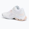 Scarpe da pallavolo donna Mizuno Wave Lightning Z8 Mid bianco/aleuziano/rosa scuro 3