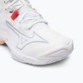 Scarpe da pallavolo donna Mizuno Wave Lightning Z8 Mid bianco/aleuziano/rosa scuro 7