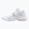 Scarpe da pallavolo donna Mizuno Wave Lightning Z8 Mid bianco/aleuziano/rosa scuro 8