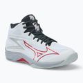 Scarpe da pallavolo da uomo Mizuno Thunder Blade Z Mid bianco/salsa/nero