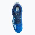 Scarpe da pallavolo da uomo Mizuno Wave Lightning Z8 Mid blu mugen/bianco/blu estense 5