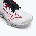 Scarpe da pallavolo Mizuno Wave Lightning Z8 Mid bianco/salsa/nero 7