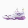 Scarpe da pallavolo da donna Mizuno Wave Dimension bianco/viola patrizia/vintage