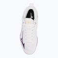 Scarpe da pallavolo da donna Mizuno Wave Dimension Mid bianco/viola patrizia/vintage 5