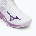 Scarpe da pallavolo da donna Mizuno Wave Dimension Mid bianco/viola patrizia/vintage 7