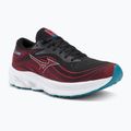 Scarpe da corsa da uomo Mizuno Wave Skyrise 5 nero/bianco sabbia/rumba rosso