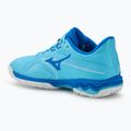 Scarpe da tennis da donna Mizuno Wave Exceed Light 2 AC blu fiume/bianco/blu marino 3
