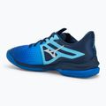 Scarpe da tennis da uomo Mizuno Wave Exceed Tour 6 AC blu mugen/bianco/azzurro vestito 3