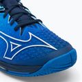 Scarpe da tennis da uomo Mizuno Wave Exceed Tour 6 AC blu mugen/bianco/azzurro vestito 7