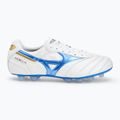 Mizuno Morelia II Japan Md bianco/blu laser/oro scarpe da calcio uomo 2
