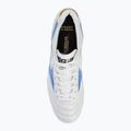 Mizuno Morelia II Japan Md bianco/blu laser/oro scarpe da calcio uomo 5