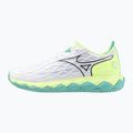 Scarpe da tennis da donna Mizuno Wave Enforce Tour CC bianco/nero/mizuno neo lime