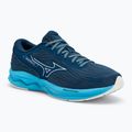 Scarpe da corsa da uomo Mizuno Wave Revolt 3 blue wing teal/neo silver/river blue