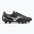 Scarpe da calcio Mizuno Morelia Neo IV Pro FG uomo nero/galassia argento 2