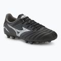Scarpe da calcio Mizuno Morelia Neo IV Pro AG nero/argento galassia da uomo