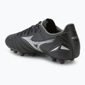 Scarpe da calcio Mizuno Morelia Neo IV Pro AG nero/argento galassia da uomo 3