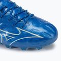 Scarpe da calcio da uomo Mizuno α Elite FG bianco/blu laser/oro 7