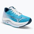 Scarpe da corsa da donna Mizuno Wave Rebellion Flash 2 blu fiume/blu wing teal/bianco