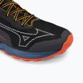 Scarpe da corsa da uomo Mizuno Wave Ibuki 4 ebano/bianco/arancio piccante 7