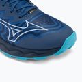 Scarpe da corsa da uomo Mizuno Wave Daichi 8 GTX blu classico/bianco/blu paglierino 7