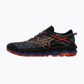 Scarpe da corsa da uomo Mizuno Wave Mujin 10 nero/albicocca/arancio piccante 8