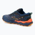 Scarpe da corsa da uomo Mizuno Wave Daichi 8 estate blu/albicocca/arancio piccante 3