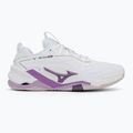 Scarpa da pallamano Mizuno Wav Stealth Neo 2 bianco / marina peonia / pesca parfait 2