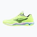 Scarpe da pallamano uomo Mizuno Wave Stealth 6 neo lime/nero/splish splash 8