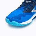 Scarpe da pallamano da uomo Mizuno Wave Stealth Neo 2 Mid blu mugen/bianco/blu estense 7