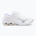 Scarpe da pallavolo da donna Mizuno Wave Voltage 2 bianco/aleuziano/rosa scuro 2