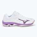 Scarpe da pallavolo da donna Mizuno Wave Voltage 2 bianco/viola patrizia/vintage 2