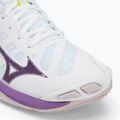 Scarpe da pallavolo da donna Mizuno Wave Voltage 2 bianco/viola patrizia/vintage 7