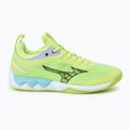 Scarpe da pallavolo da uomo Mizuno Wave Luminous 3 neo lime/nero/splish splash 2