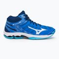 Mizuno Wave Voltage 2 Mid scarpa da pallavolo blu mugen/bianco/blu estense 2