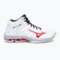 Scarpe da pallavolo da uomo Mizuno Wave Voltage 2 Mid bianco/salsa/nero 2