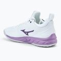 Scarpe da pallavolo da donna Mizuno Wave Luminous 3 bianco/viola patrizia/vintage 3