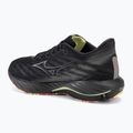Scarpe da corsa da uomo Mizuno Wave Rider 28 nero/argento/lime solare 3