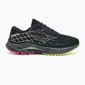 Scarpe da corsa da uomo Mizuno Wave Inspire 20 nero/argento/lime solare 2