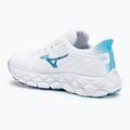 Scarpe da corsa da donna Mizuno Wave Sky 8 bianco/blu laser/blu marino 3