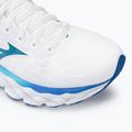 Scarpe da corsa da donna Mizuno Wave Sky 8 bianco/blu laser/blu marino 7