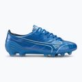 Scarpe da calcio da uomo Mizuno α Pro FG bianco/blu laser/oro 2