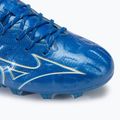 Scarpe da calcio da uomo Mizuno α Pro FG bianco/blu laser/oro 7
