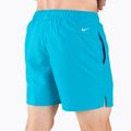 Pantaloncini da bagno Nike Logo Solid 5" Volley uomo blu laser 3