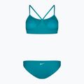 Costume da bagno due pezzi donna Nike Essential Sports Bikini acquamarina 2