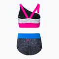 Costume da bagno a due pezzi per bambini Nike Water Dots Asymmetrical nero 2