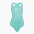 Costume intero Nike Essential Racerback lavaggio verde acqua per bambino 6