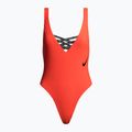 Nike Sneakerkini U-Back - costume da bagno intero da donna, colore cremisi brillante