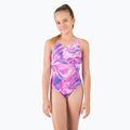 Costume intero Nike Hydrastrong Muliple Prints warm multi per bambini 4