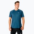 Maglietta da allenamento da uomo Nike Heather dk marina blue