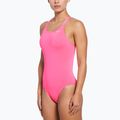 Costume intero Nike Hydrastrong Solid Fastback donna rosa intenso